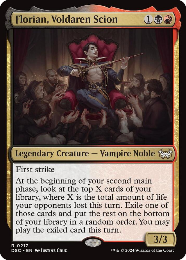 0217 Florian, Voldaren Scion R Commander: Duskmourn: House of Horror