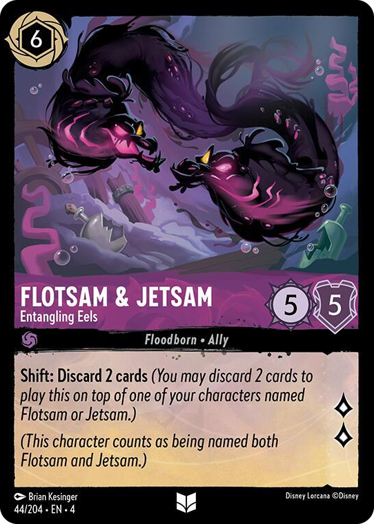 0044 Flotsam & Jetsam - Entangling Eels Uncommon Ursula's Return