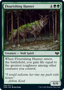 0199 Flourishing Hunter C Innistrad: Crimson Vow