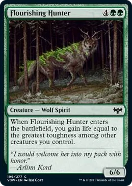 0199 Flourishing Hunter C Innistrad: Crimson Vow