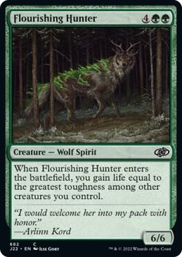 Flourishing Hunter #662 C - Jumpstart 2022 Pokemon card