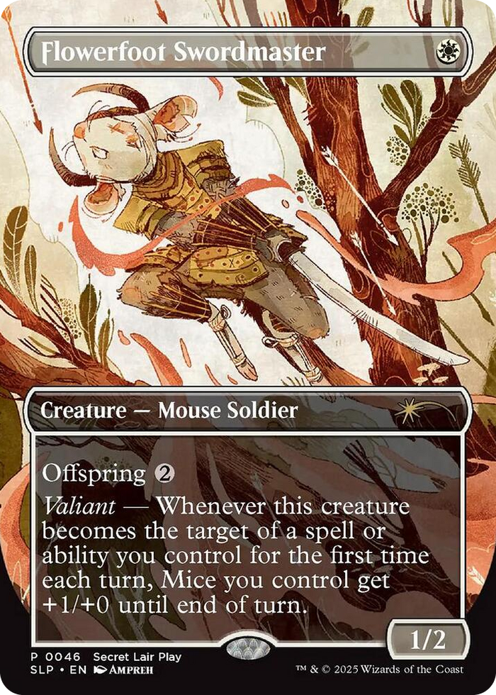 Flowerfoot Swordmaster #46 P - Secret Lair Showdown Pokemon card