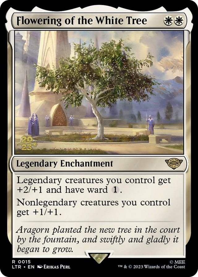 0015 Flowering of the White Tree R Prerelease Cards