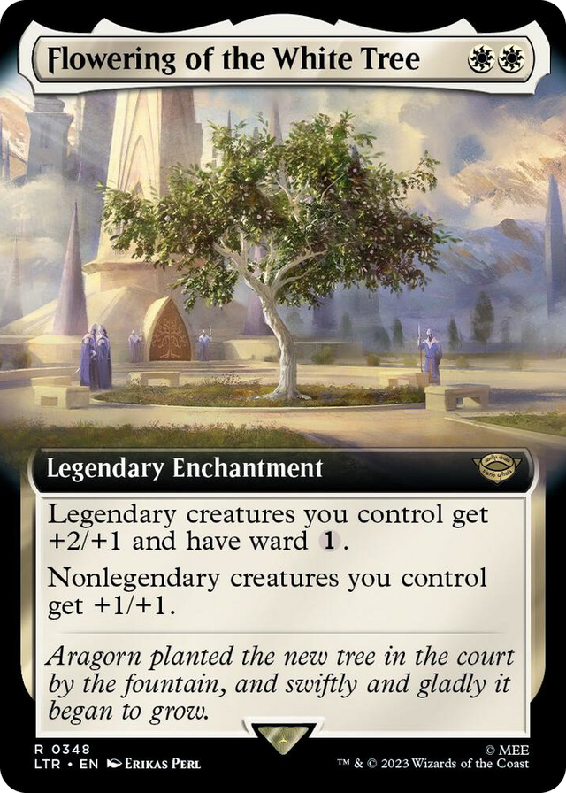 0348 Flowering of the White Tree (Extended Art) R Universes Beyond: The Lord of the Rings: Tales of Middle-earth