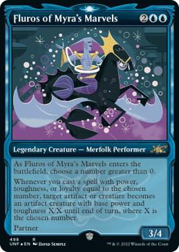 0498 Fluros of Myra's Marvels (Showcase) (Galaxy Foil) R Unfinity