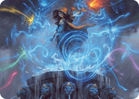 0054 Flusterstorm Art Card S Art Series: Modern Horizons 3