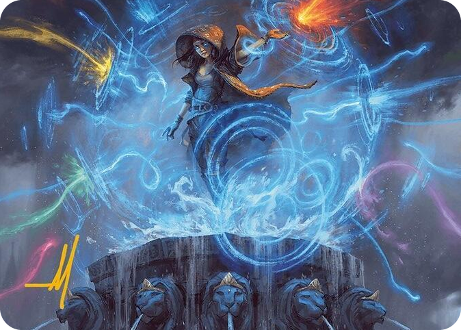 Flusterstorm Art Card (Gold-Stamped Signature) #54 S - Art Series: Modern Horizons 3 Pokemon card