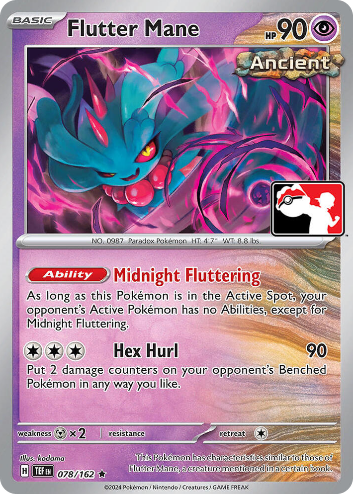 0078 Flutter Mane Rare Prize Pack Series Cards