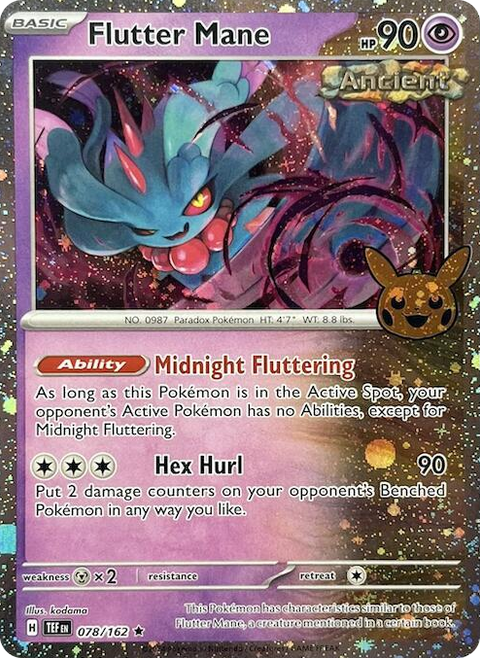 0078 Flutter Mane (Cosmos Holo) Holo Rare Trick or Trade BOOster Bundle 2024