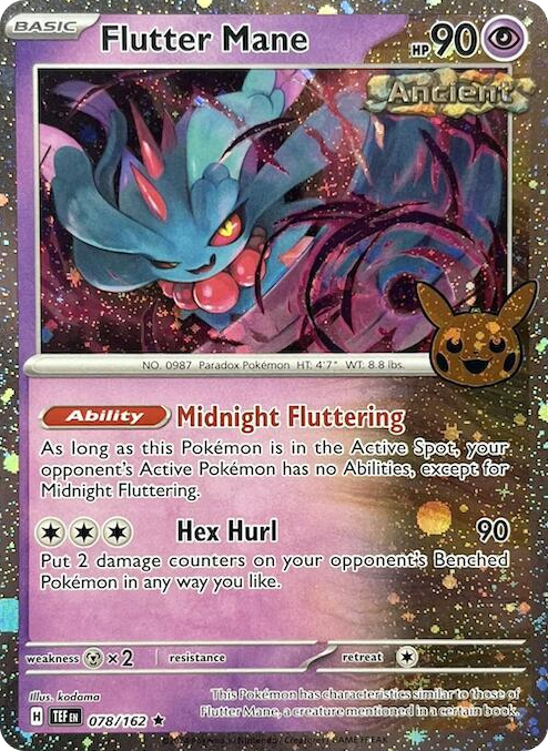 0078 Flutter Mane (Cosmos Holo) Holo Rare Trick or Trade BOOster Bundle 2024