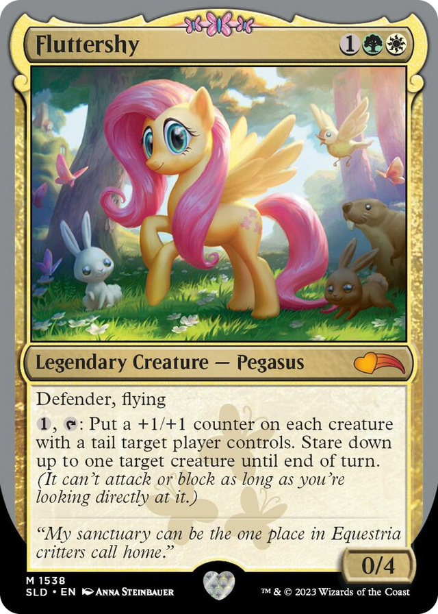 1538 Fluttershy M Secret Lair Drop Series
