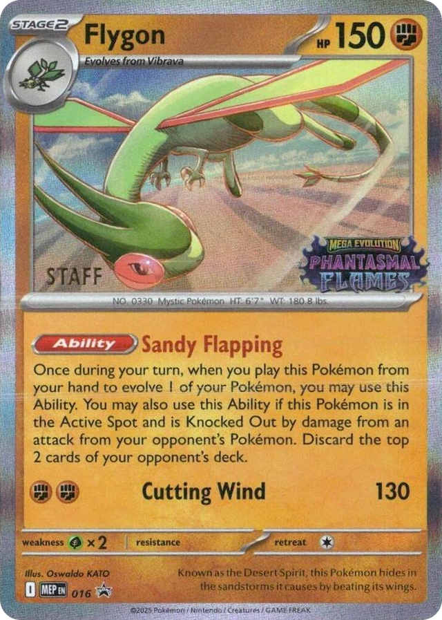 0016 Flygon - 016 [Staff] Promo Mega Evolution Promo