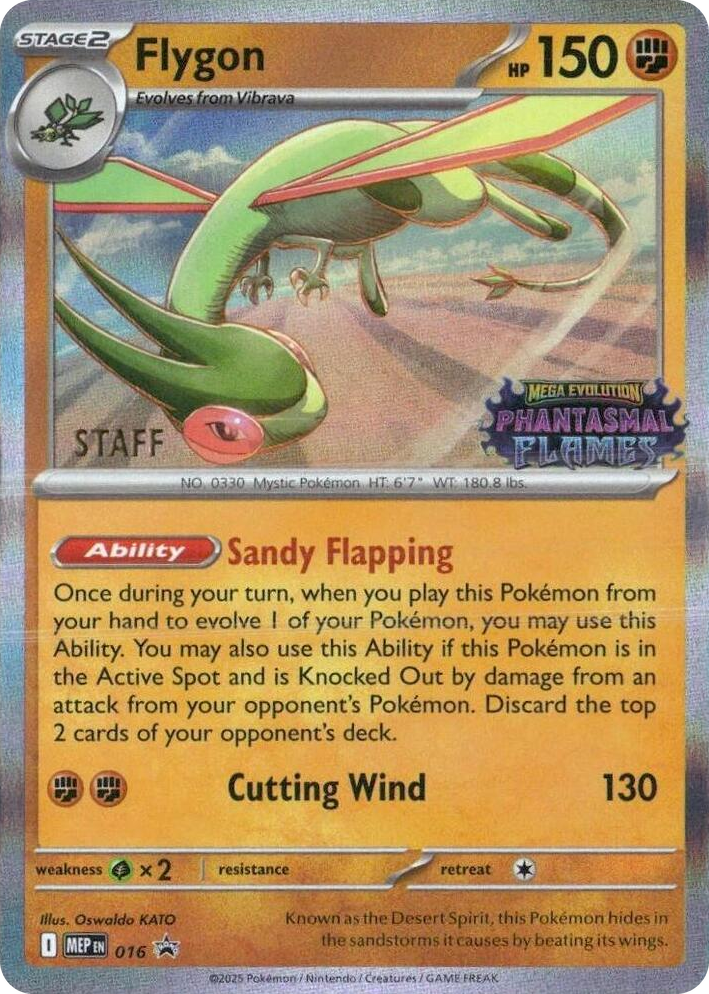 0016 Flygon - 016 [Staff] Promo Mega Evolution Promo
