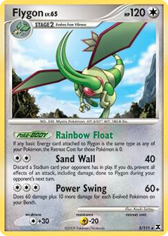 0005 Flygon - 5/111 (DPPt Rising Rivals) Rare Deck Exclusives
