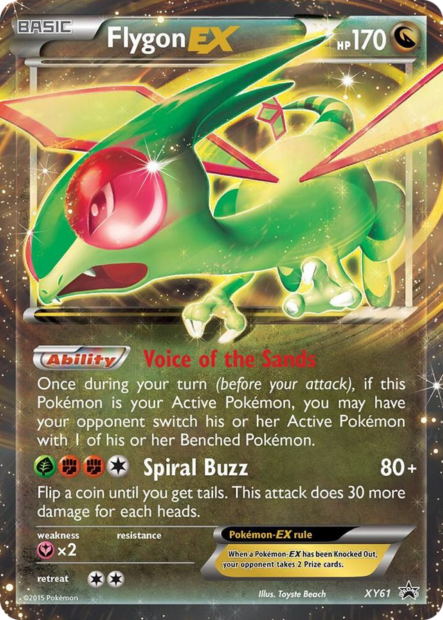 XY061 Flygon EX Promo XY Promos