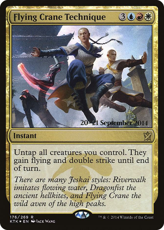 Flying Crane Technique #176 R - Prerelease Cards Pokemon card