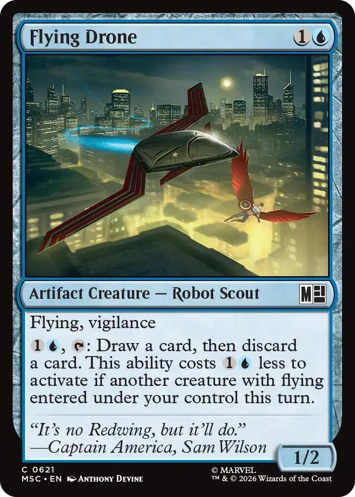 0621 Flying Drone C Commander: Marvel Super Heroes
