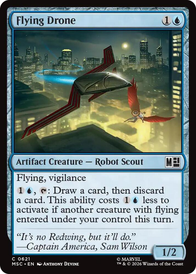 0621 Flying Drone C Commander: Marvel Super Heroes