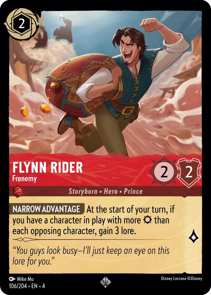 0106 Flynn Rider - Frenemy Super Rare Ursula's Return