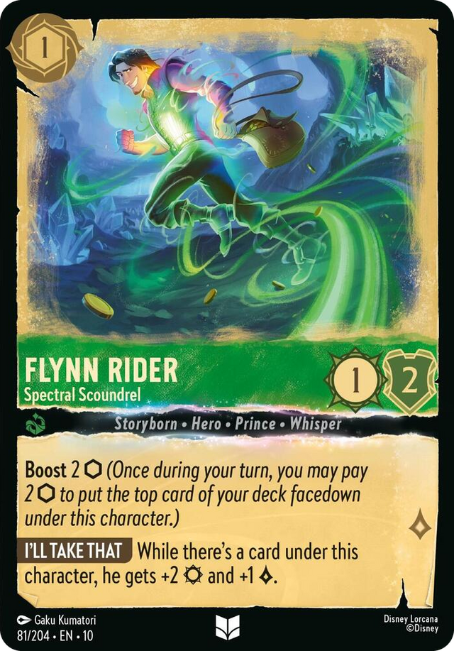 0081 Flynn Rider - Spectral Scoundrel Uncommon Whispers in the Well