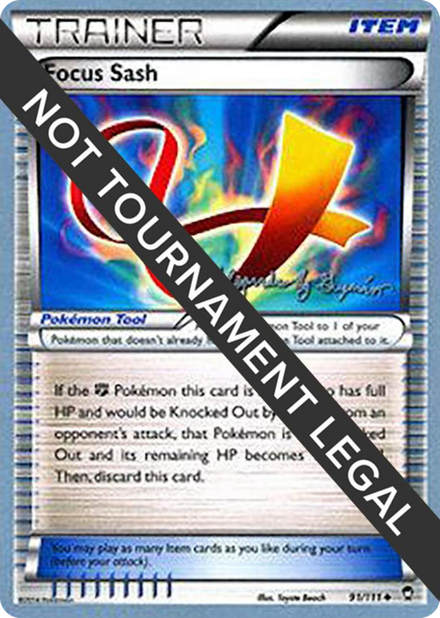 0091 Focus Sash - 2015 (Alejandro Ng-Guzman) Uncommon World Championship Decks