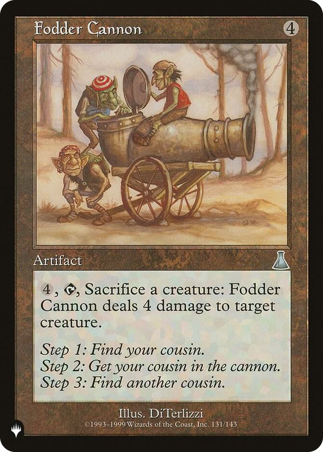 Fodder Cannon #131 U - The List Reprints Pokemon card