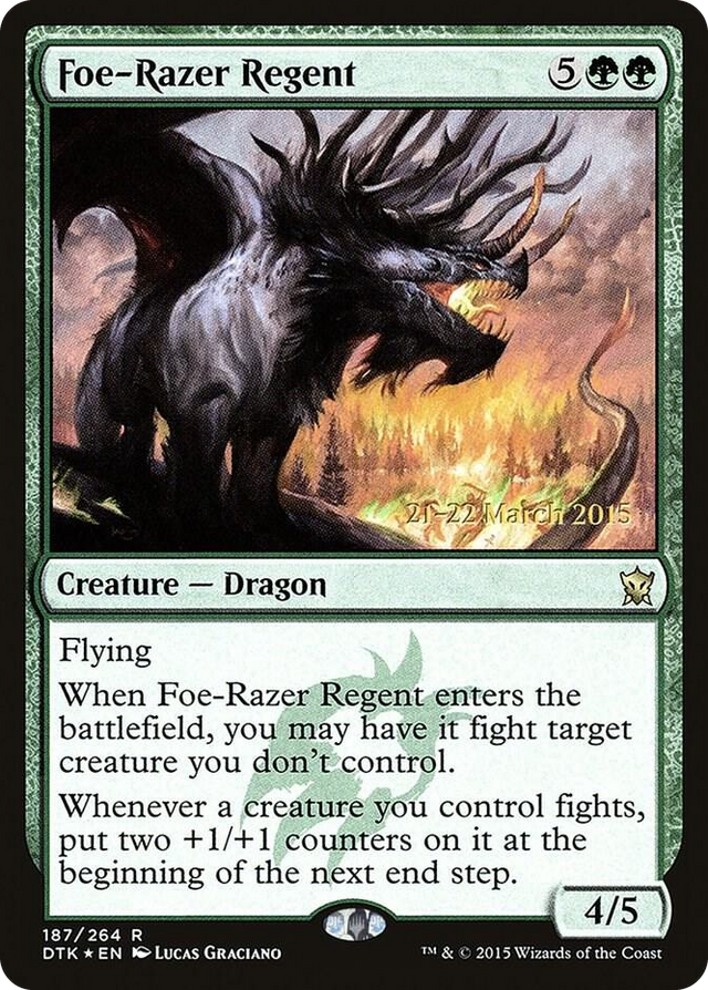 0187 Foe-Razer Regent R Prerelease Cards