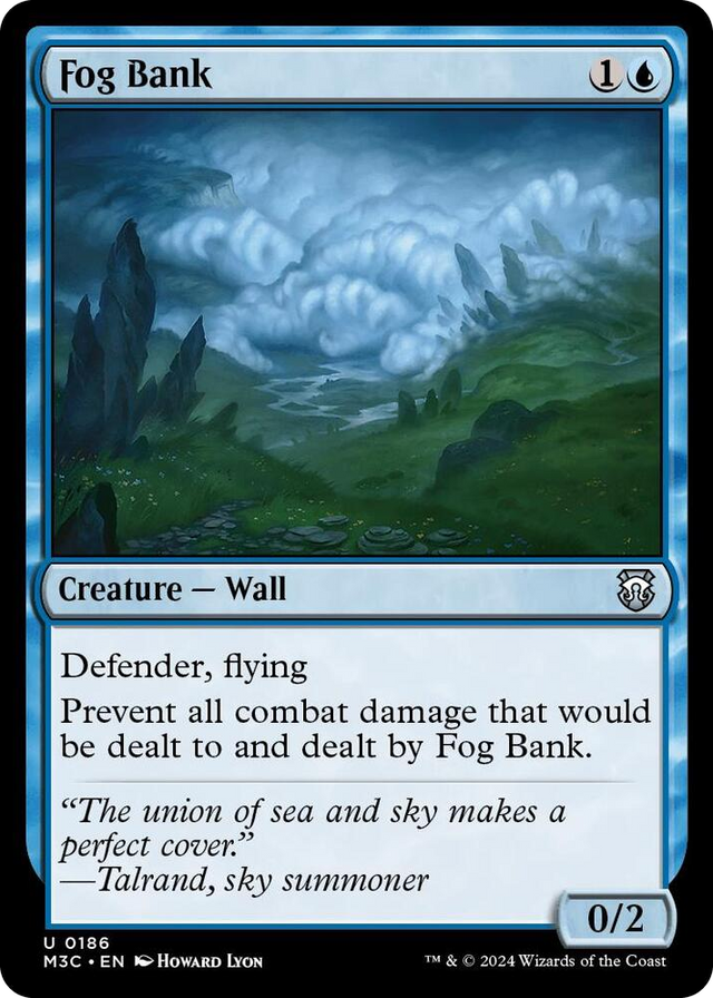 0186 Fog Bank U Commander: Modern Horizons 3