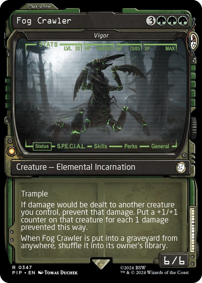 0347 Fog Crawler - Vigor (Showcase) R Universes Beyond: Fallout