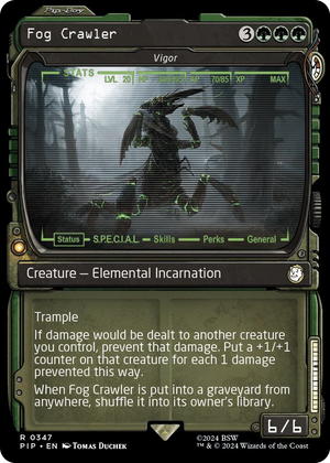 0347 Fog Crawler - Vigor (Showcase) R Universes Beyond: Fallout