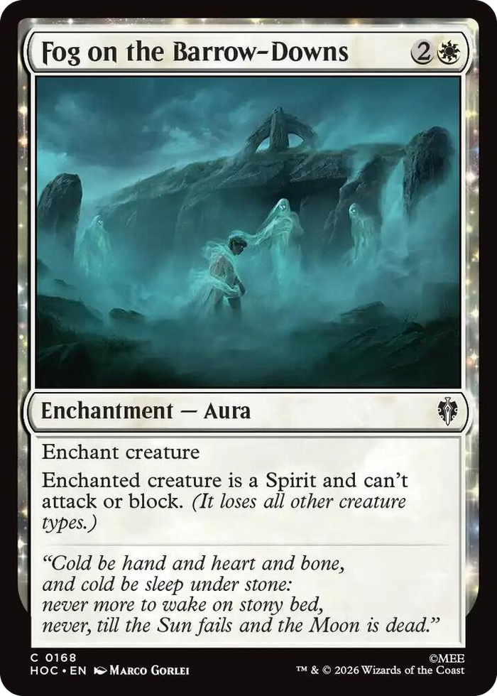 Fog on the Barrow-Downs #168 C - The Hobbit: Eternal-Legal Pokemon card