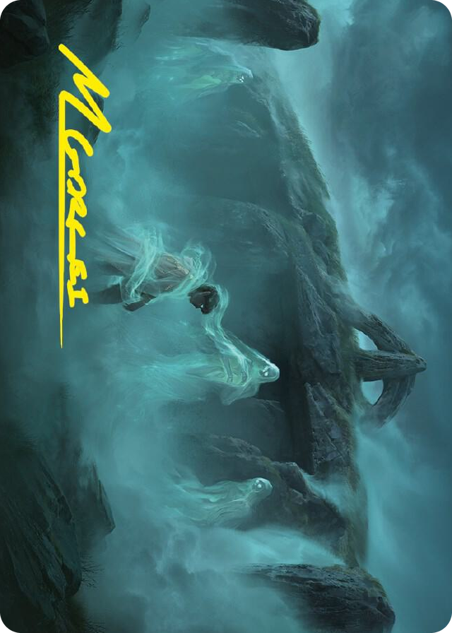 Fog on the Barrow-Downs Art Card (Gold-Stamped Signature) #2 S - Art Series: Universes Beyond: The Lord of the Rings: Tales of Middle-earth Pokemon card