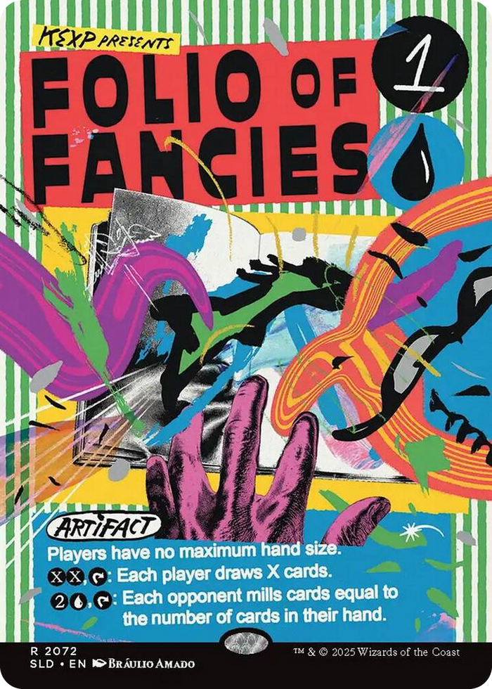 Folio of Fancies #2072 R - Secret Lair Drop Series Pokemon card