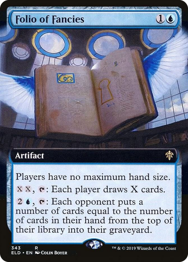 0343 Folio of Fancies (Extended Art) R Throne of Eldraine