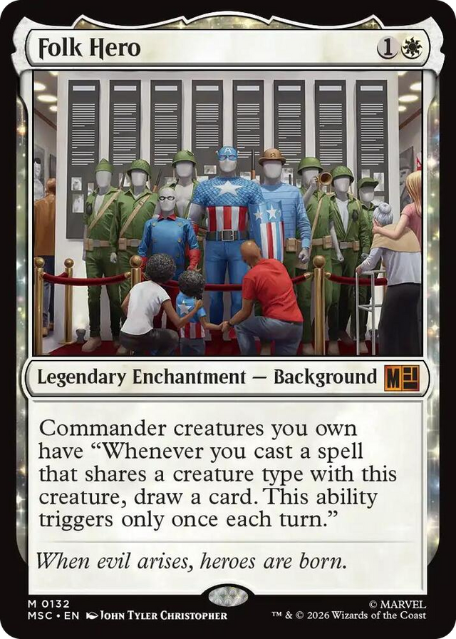 0132 Folk Hero M Commander: Marvel Super Heroes