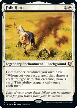 0650 Folk Hero M Commander Legends: Battle for Baldur's Gate