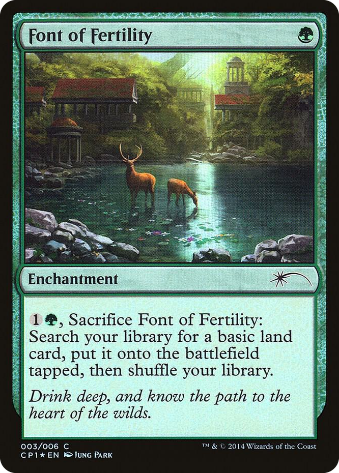 Font of Fertility #3 C - Unique and Miscellaneous Promos Pokemon card