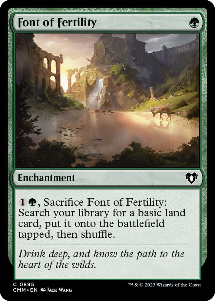 0895 Font of Fertility C Commander Masters