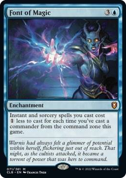 Font of Magic #71 M - Commander Legends: Battle for Baldur's Gate Pokemon card