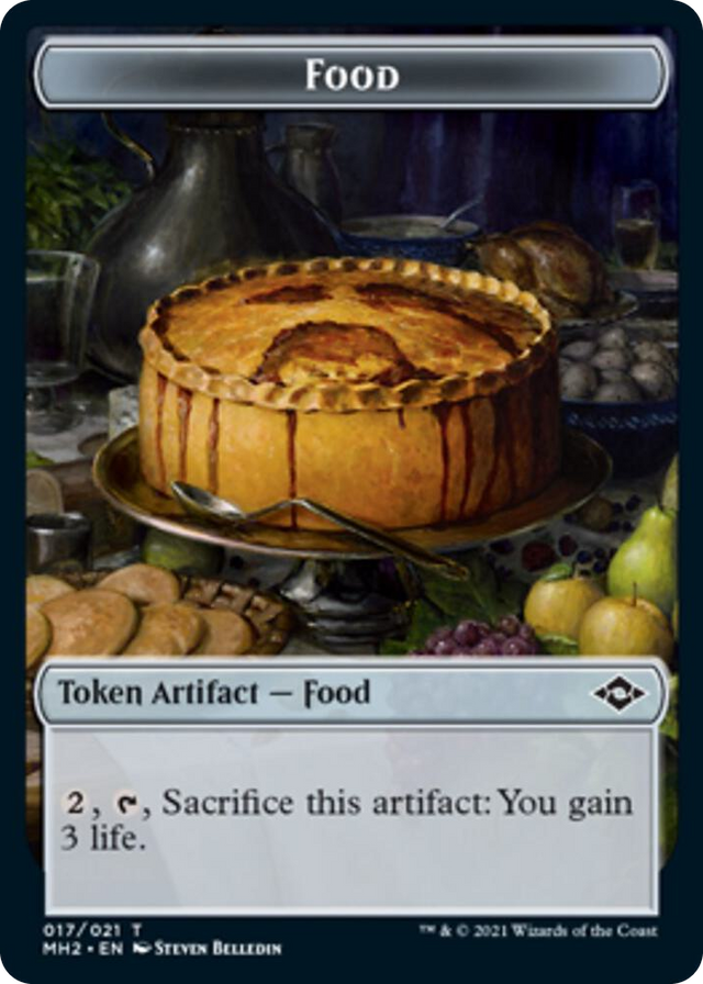 0017 Food (017) // Thopter Double-Sided Token T Modern Horizons 2
