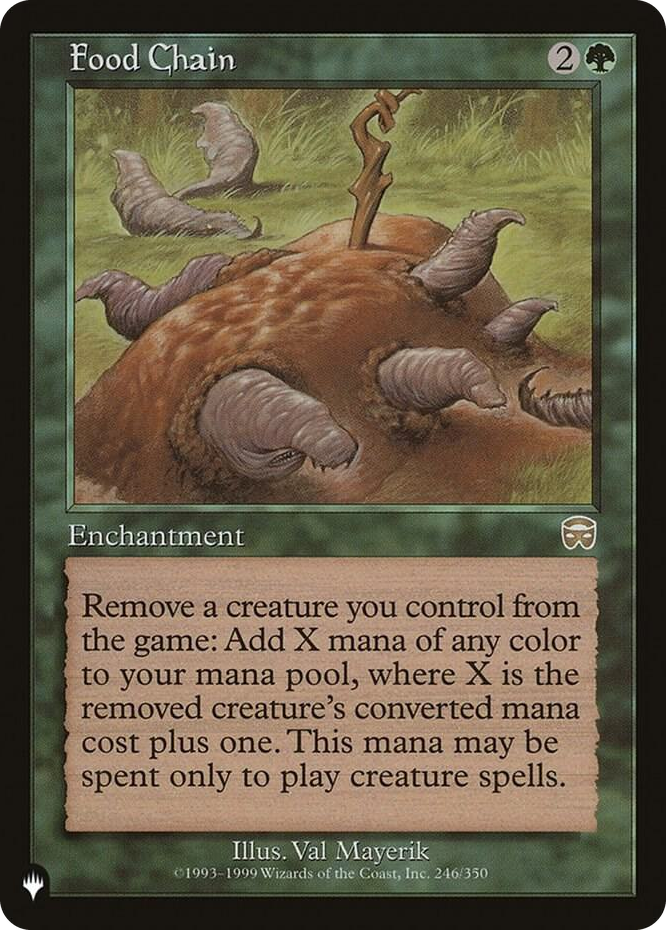 Food Chain #246 R - The List Reprints Pokemon card