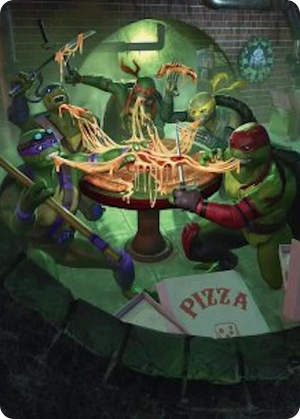 0033 Food Chain Art Card S Art Series: Teenage Mutant Ninja Turtles
