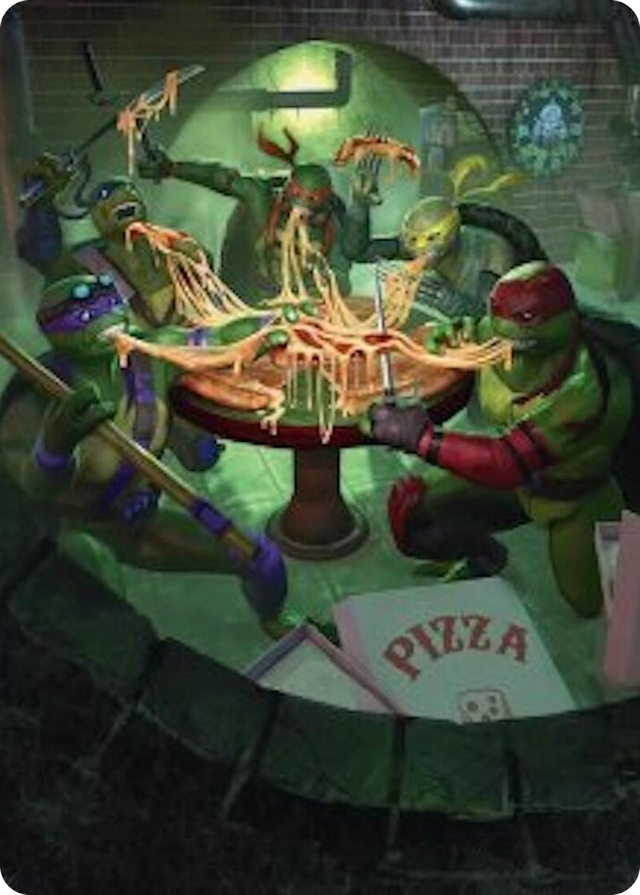 0033 Food Chain Art Card S Art Series: Teenage Mutant Ninja Turtles