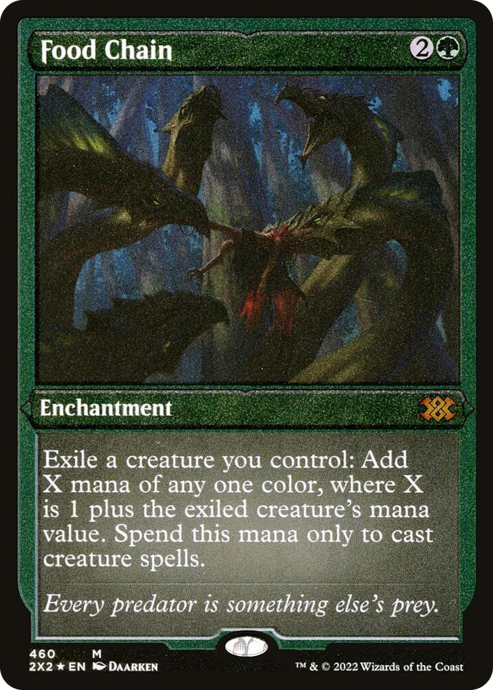 0460 Food Chain (Foil Etched) M Double Masters 2022