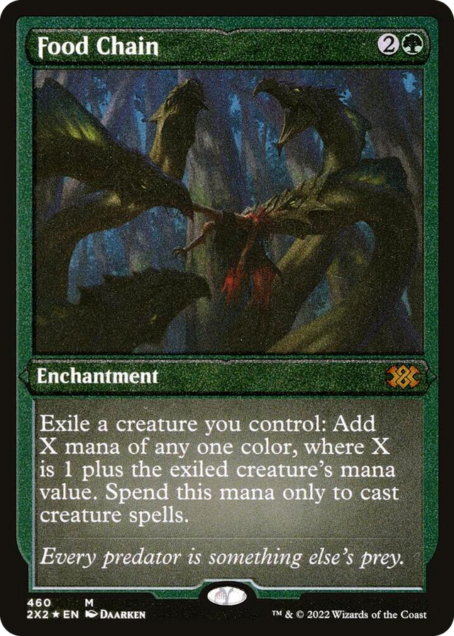 0460 Food Chain (Foil Etched) M Double Masters 2022
