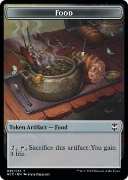 0035 Food // Citizen Double-Sided Token T Commander: Streets of New Capenna