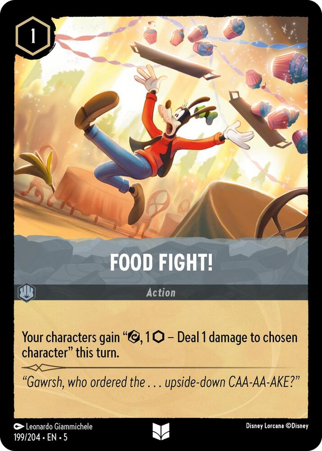 0199 Food Fight! Uncommon Shimmering Skies