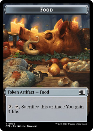 0005 Food // Plot Double-Sided Token T Outlaws of Thunder Junction: Breaking News