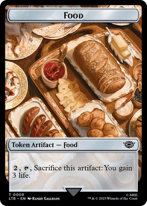 0009 Food Token (0009) T Universes Beyond: The Lord of the Rings: Tales of Middle-earth