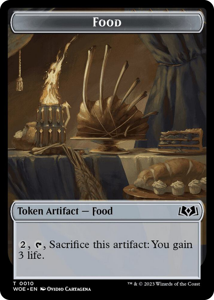 Food Token (0010) #10 T - Wilds of Eldraine Pokemon card